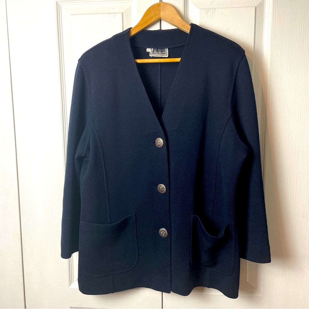 Italian Wool Knit Cardigan Jacket